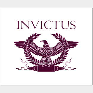 Invictus - Purple Eagle Posters and Art